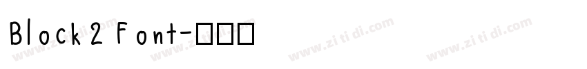 Block2 Font字体转换